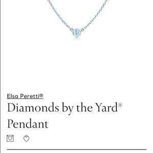Diamonds by yard pendant